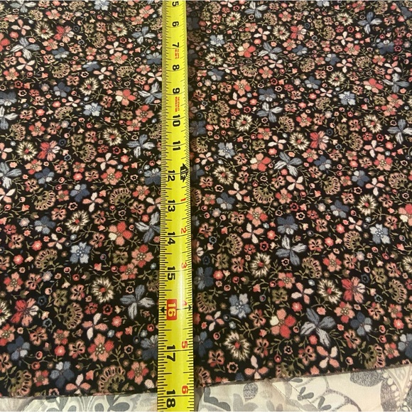 LOFT FLORAL PRINT SOFT FINE WALE CORDUROY A LINE SKIRT SIZE 2 - Picture 11 of 11